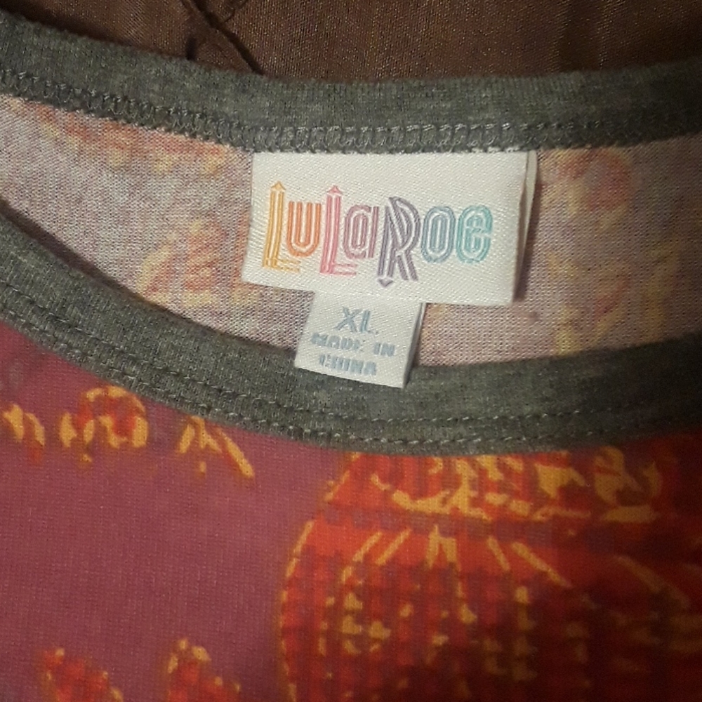 Lularoe Raglan top - Picture 2 of 3